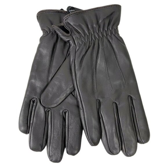 3M Thinsulate Men’s Dark Brown Leather Gloves - Picture 2 of 2